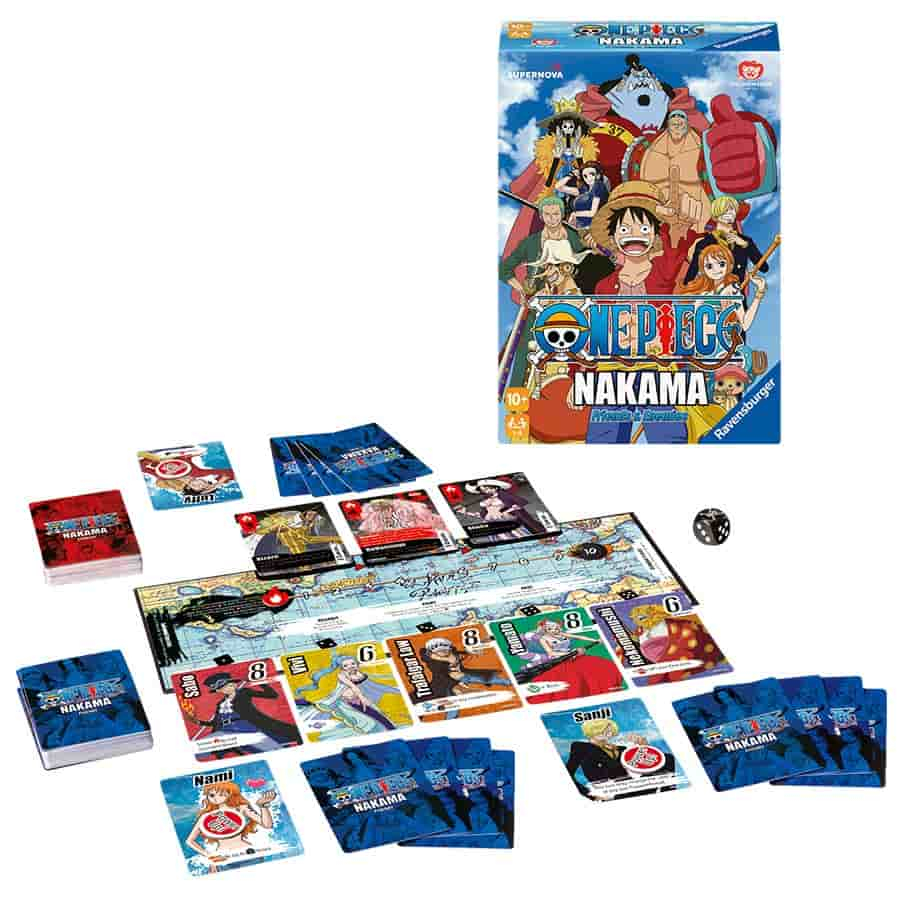 One Piece: Ravensburger porta il gioco da tavolo Nakama nei negozi specializzati