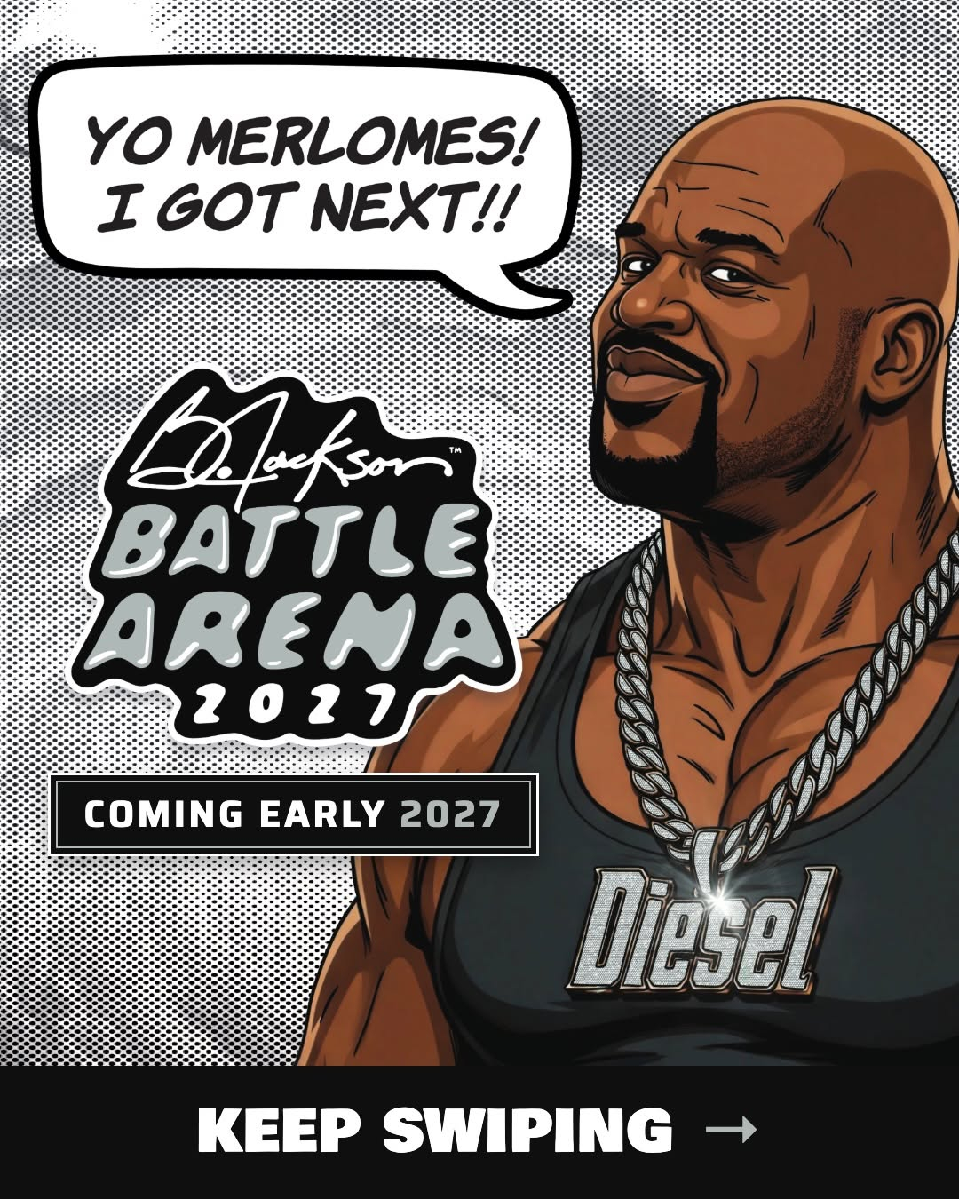 Bo Jackson Battle Arena mette Shaquille O'Neal in copertina per l'edizione 2027